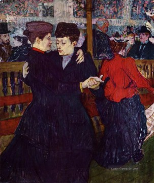  lautrec - Beim Moulin Rouge die Zwei Waltzers Beitrag Impressionisten Henri de Toulouse Lautrec